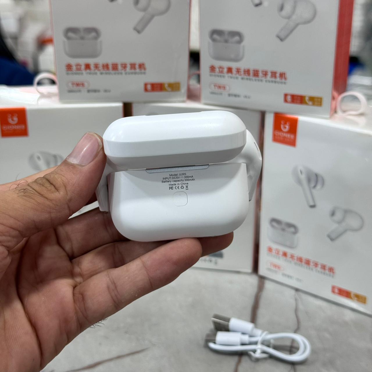 Gionee True Wireless Earbuds – V5.4 Bluetooth | 300mAh Charging Case | Touch Control | Voice Assistant