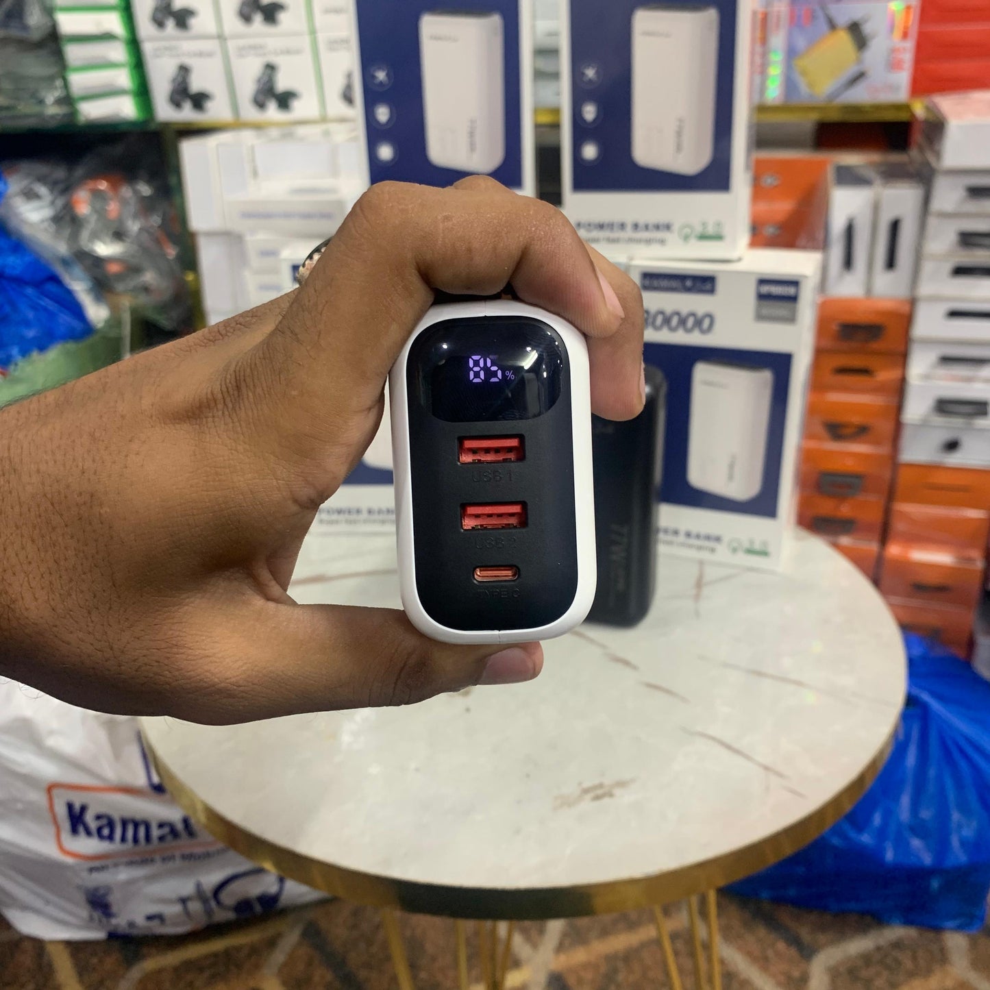 Dubai Made 30000mAh Power Bank 3.0 – Super Fast Charging | Polymer Li-ion Cell | Compact Display | Type-C In/Out