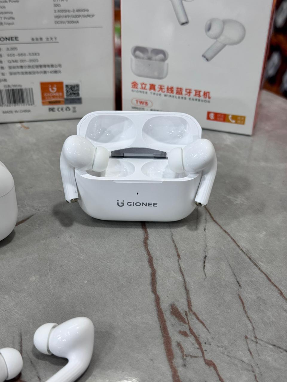 Gionee True Wireless Earbuds – V5.4 Bluetooth | 300mAh Charging Case | Touch Control | Voice Assistant