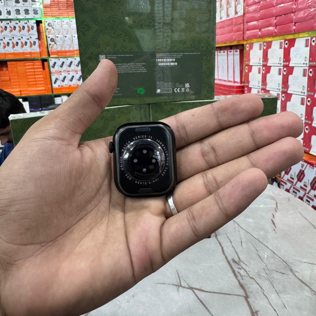 UK Lot Gucci Smart Watch S10 – 46mm Jet Black | GPS+LTE | Made in Vietnam | Original Set