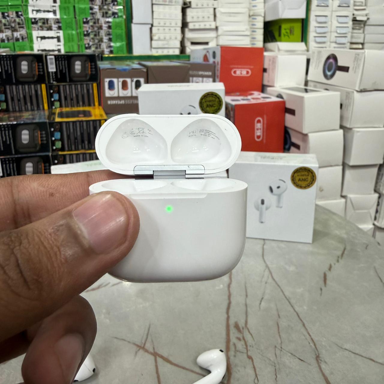 Apple AirPods 4 (Made in USA) – ANC Earbuds with H2 Chip, Spatial Audio, Magnetic & Wireless Charging Case, 30-Hr Battery