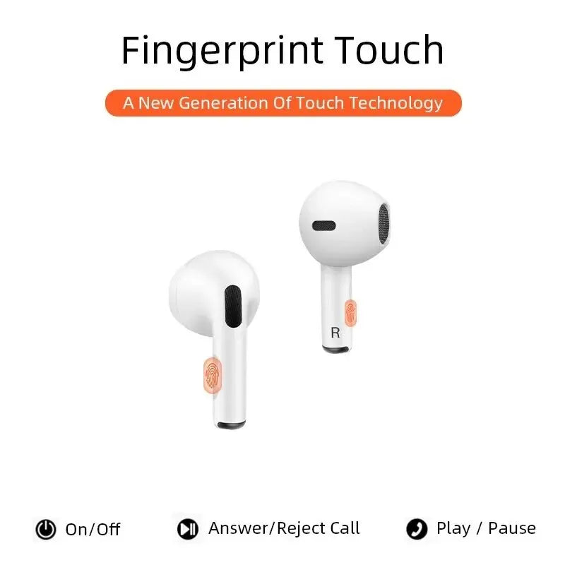 NEW Original Air Pro 6 TWS Wireless Earbuds β Bluetooth In-Ear Headphones with Mic, Sport Headset Compatible with Xiaomi & More