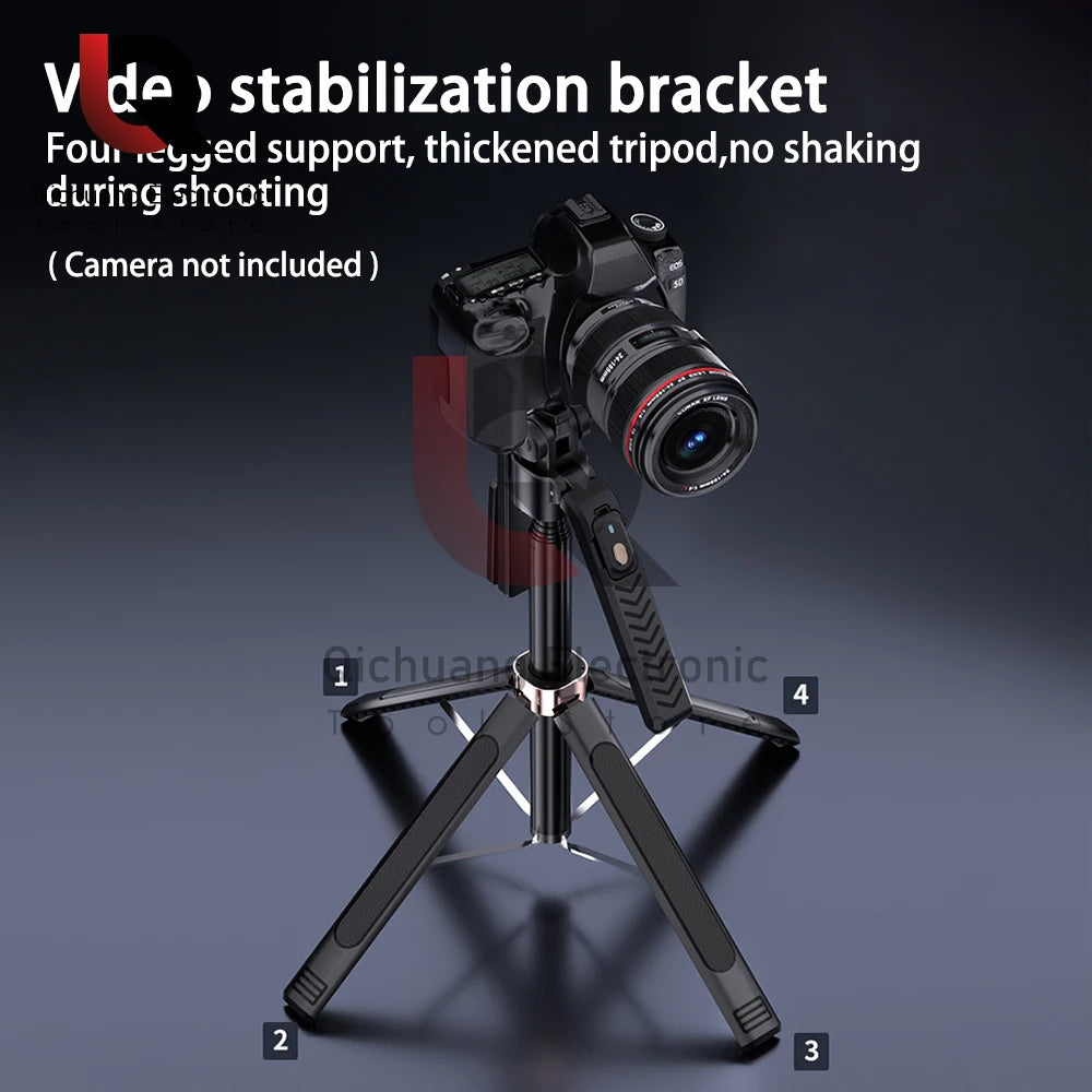 Anti-shake Selfie Stick Handheld AI Intelligent Tracking with Automatic Shooting Pole and 360 Degrees Rotation Selfie Stand