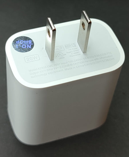 100% Apple 20W USB-C Power Adapter A2305