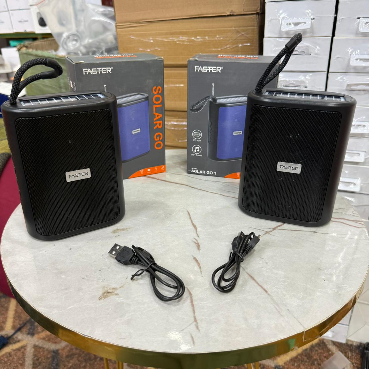 Faster Solar Go 1 Portable Wireless Speaker – Power Your Adventures, Naturally