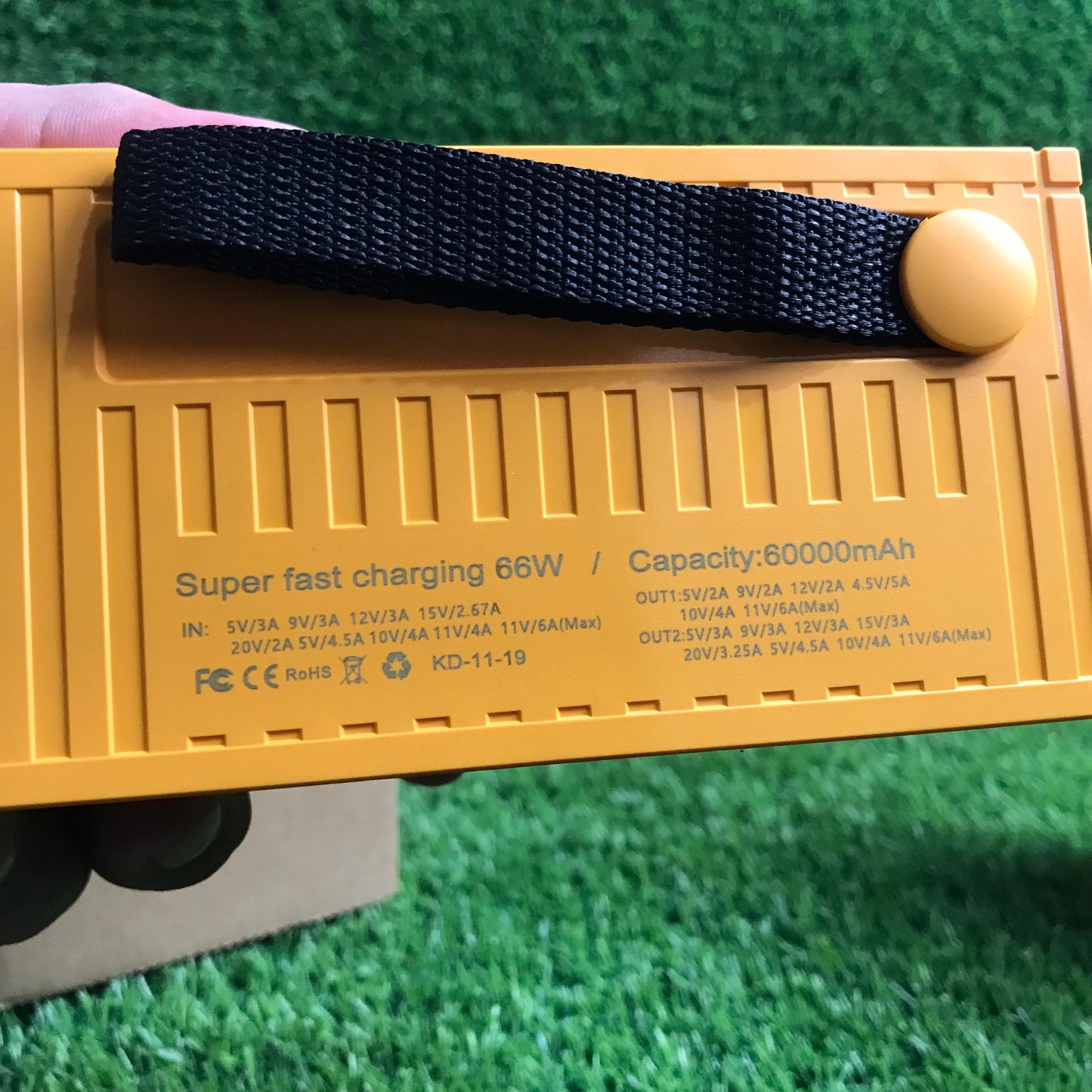 60,000 mAh 66W Super Fast PD Power Bank Waterproof Heavy Built Pure Amazon Lot Imported
