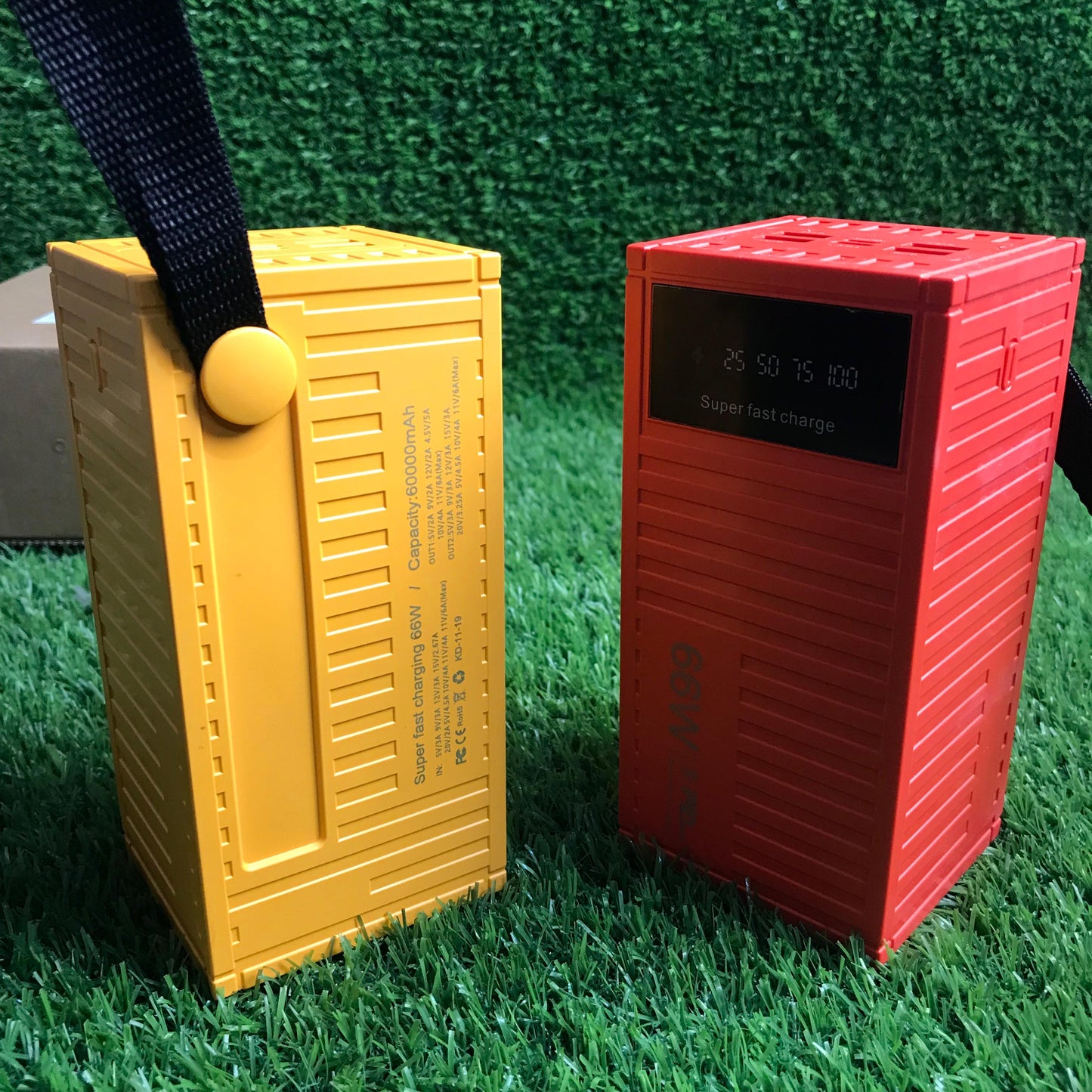 60,000 mAh 66W Super Fast PD Power Bank Waterproof Heavy Built Pure Amazon Lot Imported