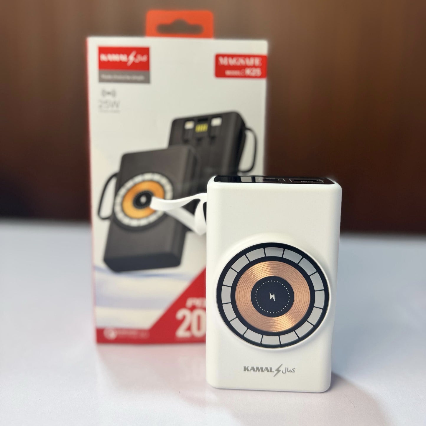 20,000mAh MagSafe Wireless Power Bank | Made in Dubai | Magnetic Fast Charging | 4-in-1 Portable Powerbank