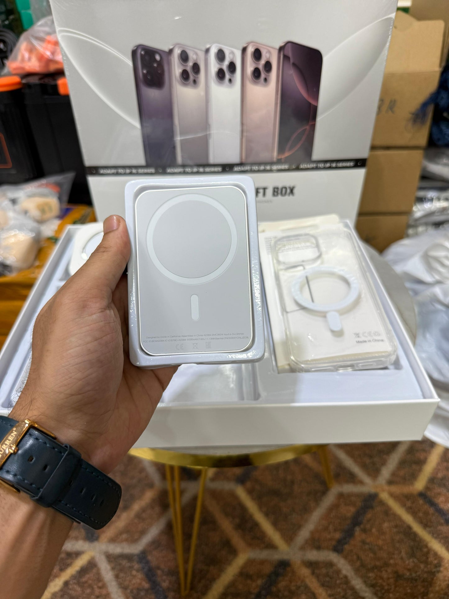 Ultimate 6-in-1 iPhone 16 Series Gift Box β MagSafe Power Bank, AirPods Pro 2 & More