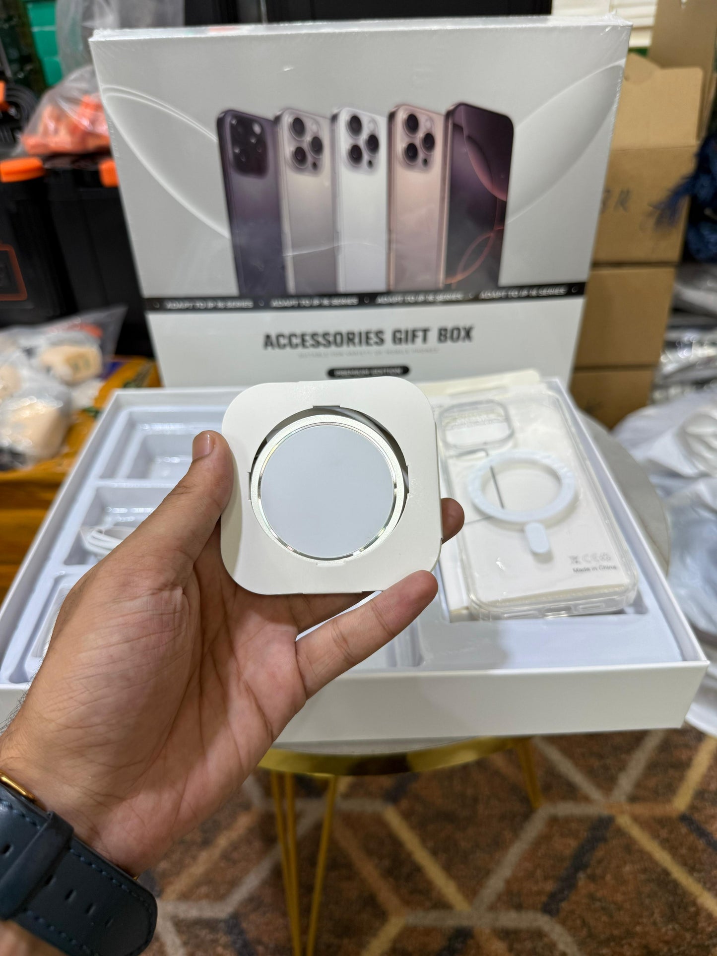 Ultimate 6-in-1 iPhone 16 Series Gift Box β MagSafe Power Bank, AirPods Pro 2 & More