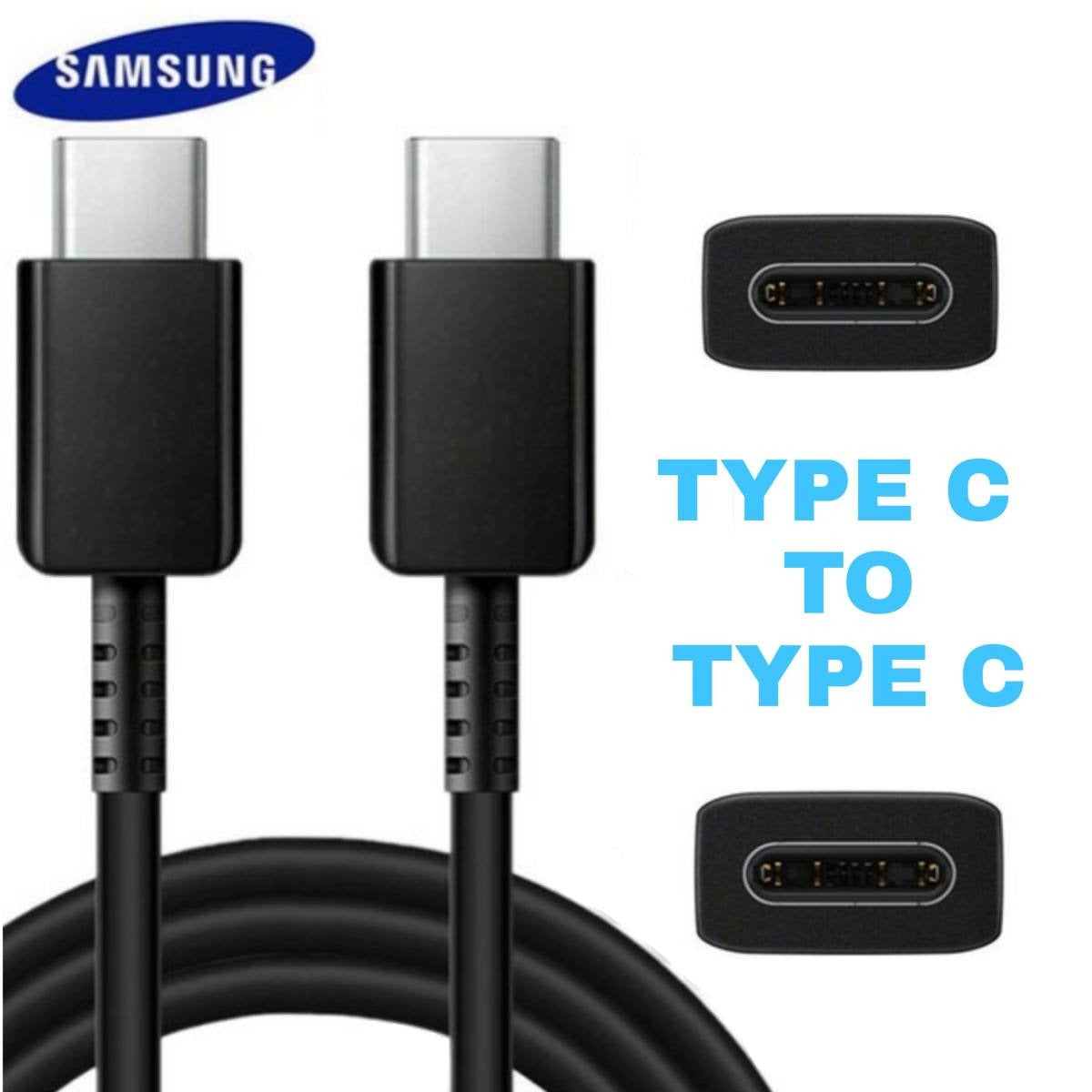 2x NEW!!! Original Samsung EP-DW767 3A USB-C to USB-C Cable – Version 2023