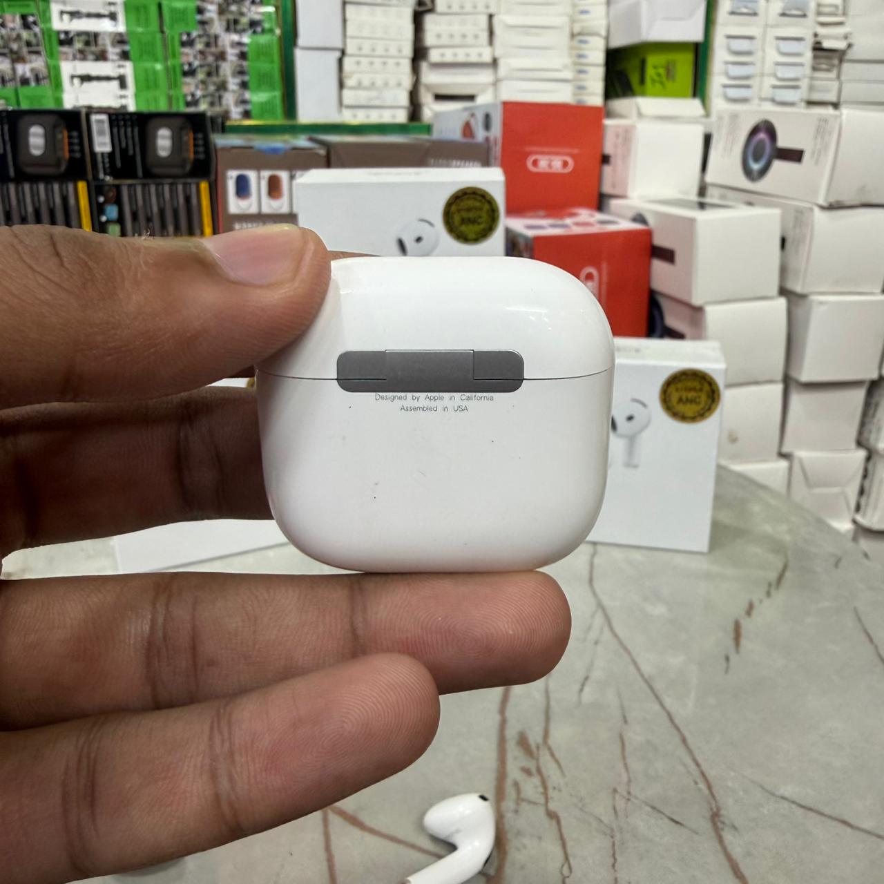 Apple AirPods 4 (Made in USA) – ANC Earbuds with H2 Chip, Spatial Audio, Magnetic & Wireless Charging Case, 30-Hr Battery