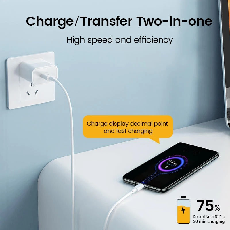 Xiaomi Original 120W 10A USB Type C USB Cable Super Fast Charing Line For Samsung Huawei Honor Fast Charge USB-C Cable Data Cord