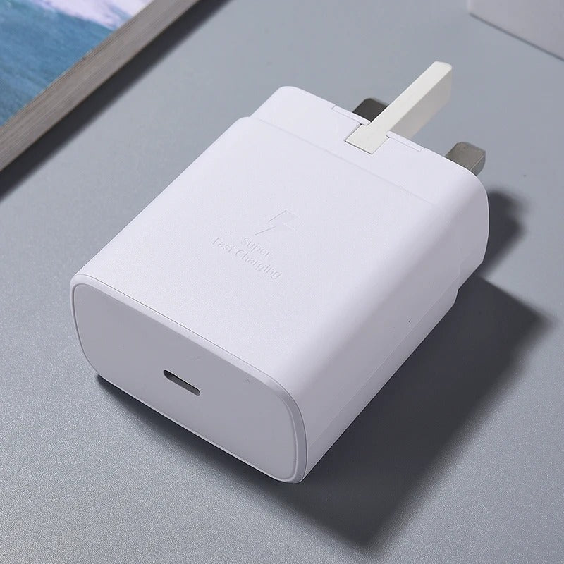 UK Charger Samsung S24 S23 Ultra 45W Super Fast Charging Usb Type C 5A Cable PD PPS Quick For Galaxy S23 S21 S20 FE Note20 Ultra