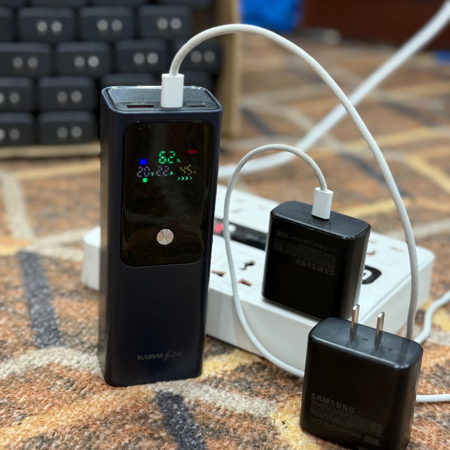 100% Original 45W USB C Samsung Super Fast Charger With Free Type C Cable USA Lot Imported Company Certified Original