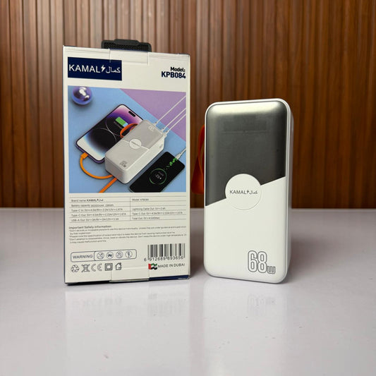 Kamal™ 80000mAh 68W Ultra Fast Charging Power Bank KPB-084