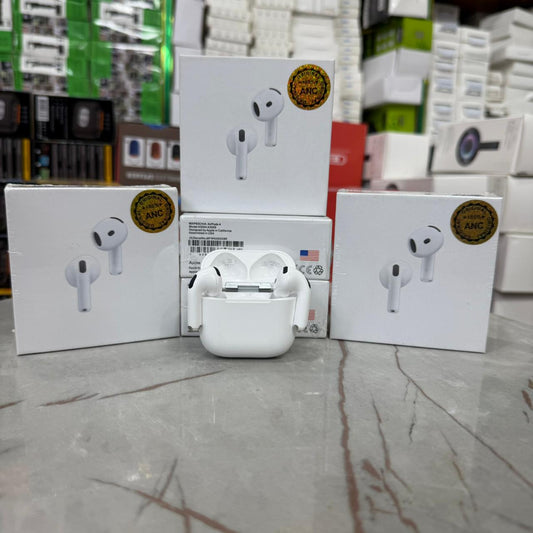 Apple AirPods 4 (Made in USA) – ANC Earbuds with H2 Chip, Spatial Audio, Magnetic & Wireless Charging Case, 30-Hr Battery