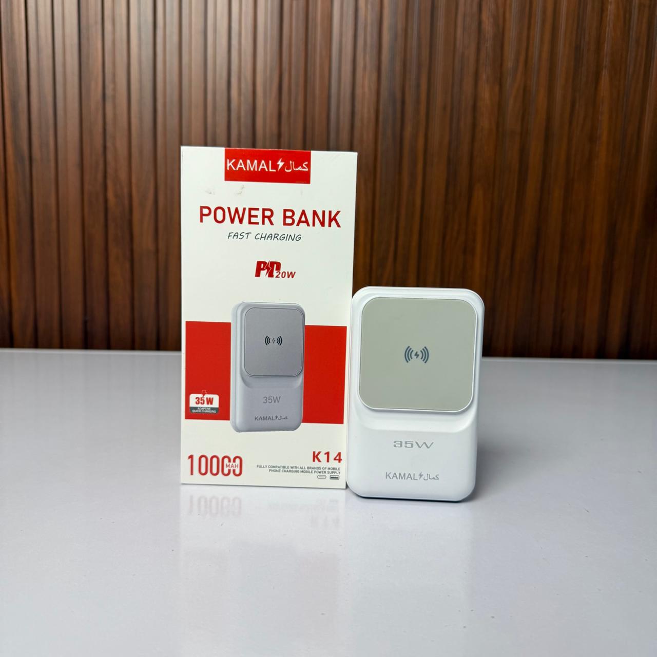 Kamal™ 10000mAh 35W Fast Charging Power Bank K14