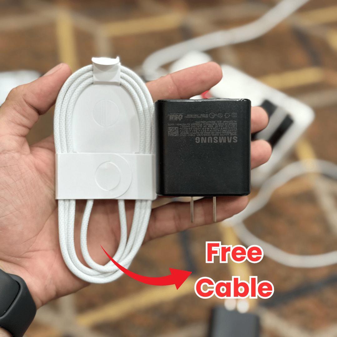 100% Original 45W USB C Samsung Super Fast Charger With Free Type C Cable USA Lot Imported Company Certified Original