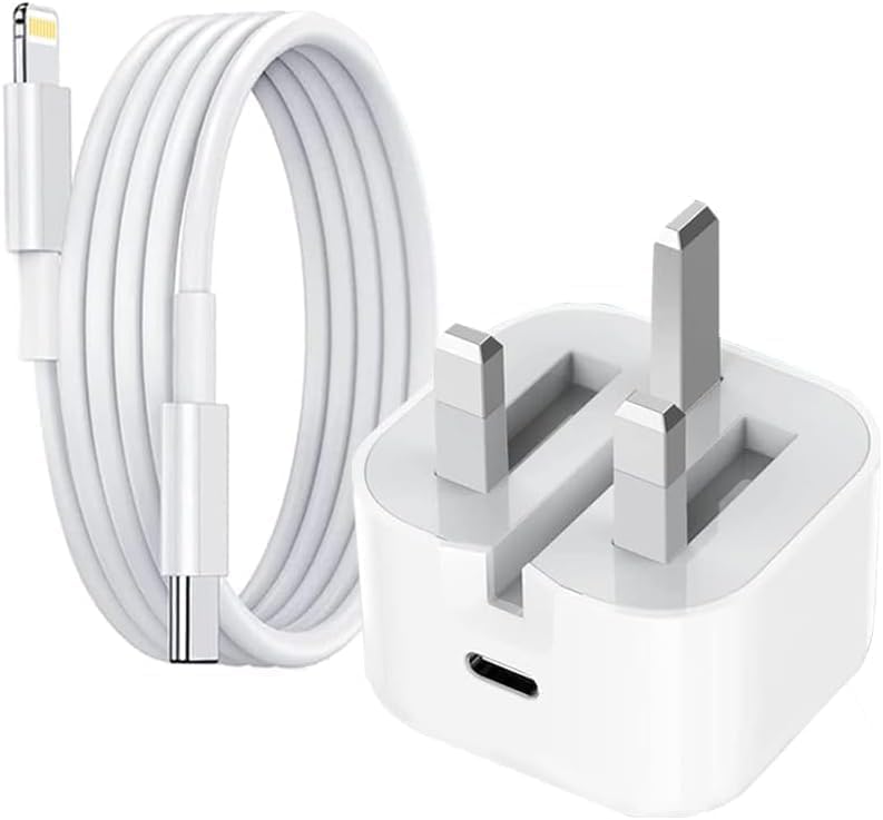 iPhone Fast Charger, 20W USB C Fast Charger Plug and 2M USB C iPhone Fast Charge Cable,PD 20W Fast Charger