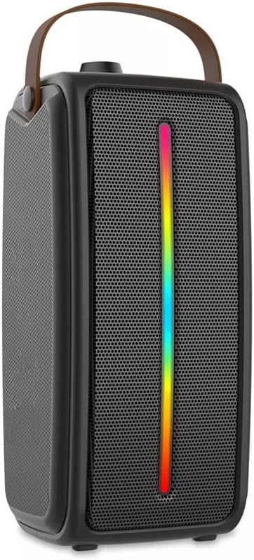 Faster Portable Bluetooth Speaker, RGB Lighting with Microphone, Wireless Speaker