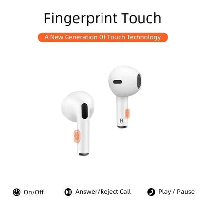 NEW Original Air Pro 6 TWS Wireless Earbuds – Bluetooth In-Ear Headphones with Mic, Sport Headset Compatible with Xiaomi & More