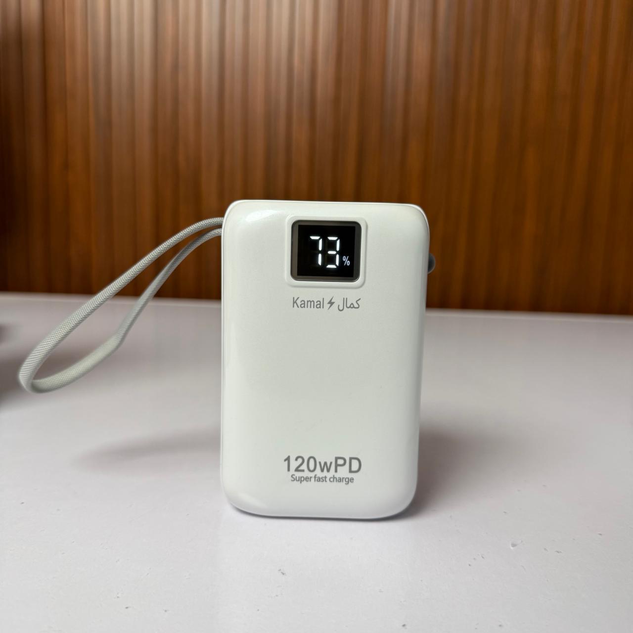 Kamal™ 30000mAh PD120W Ultra Fast Charging Power Bank CK-02