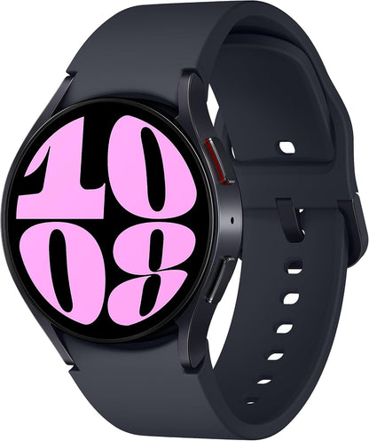 SAMSUNG Galaxy Watch 6 44mm Bluetooth Smartwatch, Fitness Tracker, Personalized HR Zones, Advanced Sleep Coaching, Heart Monitor, BIA Sensor for Health Wellness Insights, Big Screen, US Version Silver