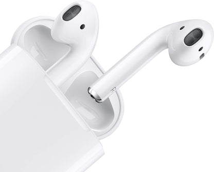 Apple AirPods Wireless Ear Buds, Bluetooth Headphones with Lightning Charging Case Included, Over 24 Hours of Battery Life