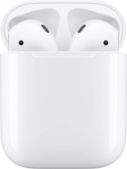 Apple AirPods Wireless Ear Buds, Bluetooth Headphones with Lightning Charging Case Included, Over 24 Hours of Battery Life