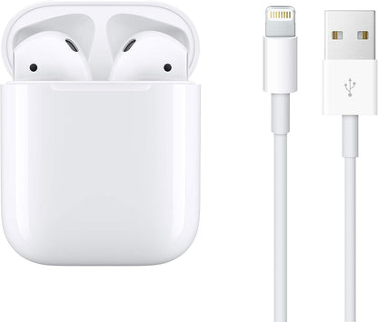 Apple AirPods Wireless Ear Buds, Bluetooth Headphones with Lightning Charging Case Included, Over 24 Hours of Battery Life