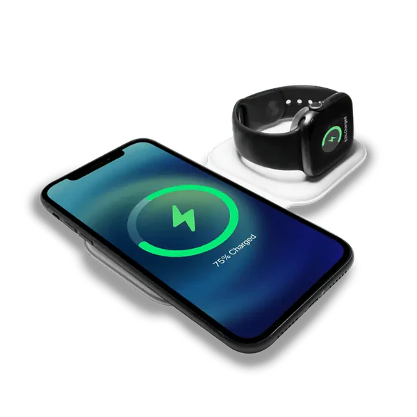 2 in 1  Foldable Fast Wireless Charger MagSafe Wireless Apple 25W Charging Station  | USA Lot Imported