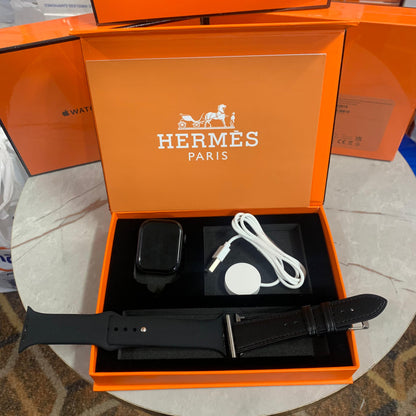 UK Lot Apple Watch Hermès S10 – 46mm Jet Black GPS+LTE | Made in Vietnam | Original Set