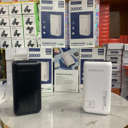 Dubai Made 30000mAh Power Bank 3.0 – Super Fast Charging | Polymer Li-ion Cell | Compact Display | Type-C In/Out