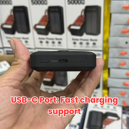 Adam Lot - Magnetic Wireless Power Bank with Foldable Stand | 100% Original UAE Imported |Free Type C Cable