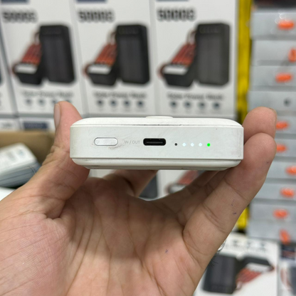 Adam Lot - Magnetic Wireless Power Bank with Foldable Stand | 100% Original UAE Imported |Free Type C Cable