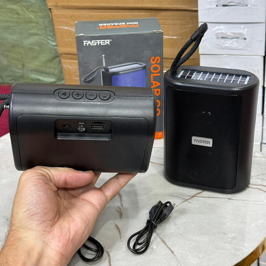Faster Solar Go 1 Portable Wireless Speaker – Power Your Adventures, Naturally