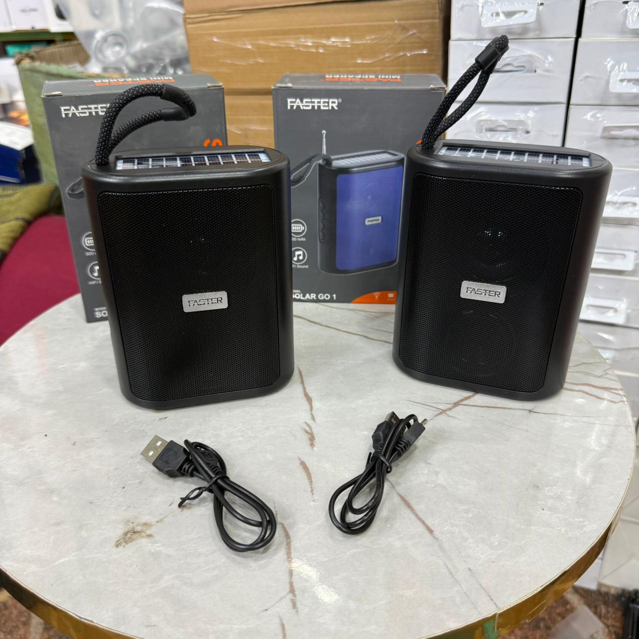 Faster Solar Go 1 Portable Wireless Speaker – Power Your Adventures, Naturally