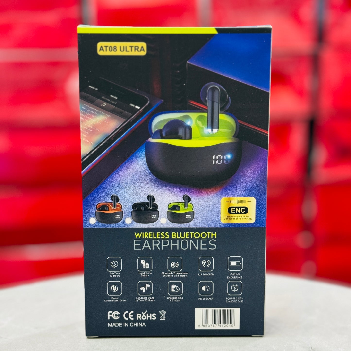 AT08 Ultra Earbuds ENC - Fonikmart