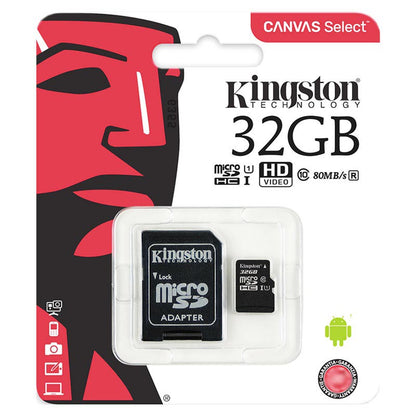 Kingston Canvas Select MicroSDHC Memory Card SDCS2