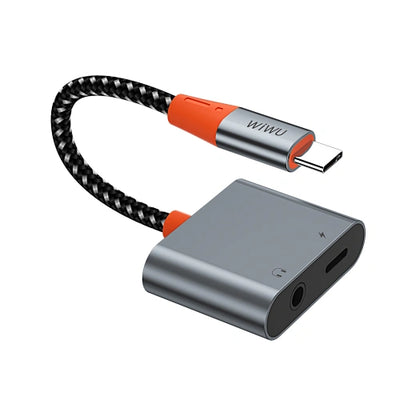 WIWU LT10 AUDIO CONVETER TYPE-C & 3.5 AUDIO ADAPTER