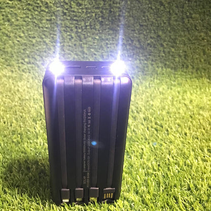Solar Power Bank 50000mAh, Portable Solar Phone Charger with Flashlight, 4 Output