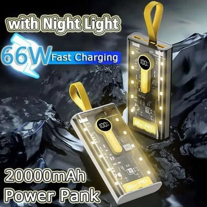 MAPHIE 20000mAh 66W Fast Power Bank  (PD Super Fast) Power Bank Lot Imported with Free Magnetic Cable