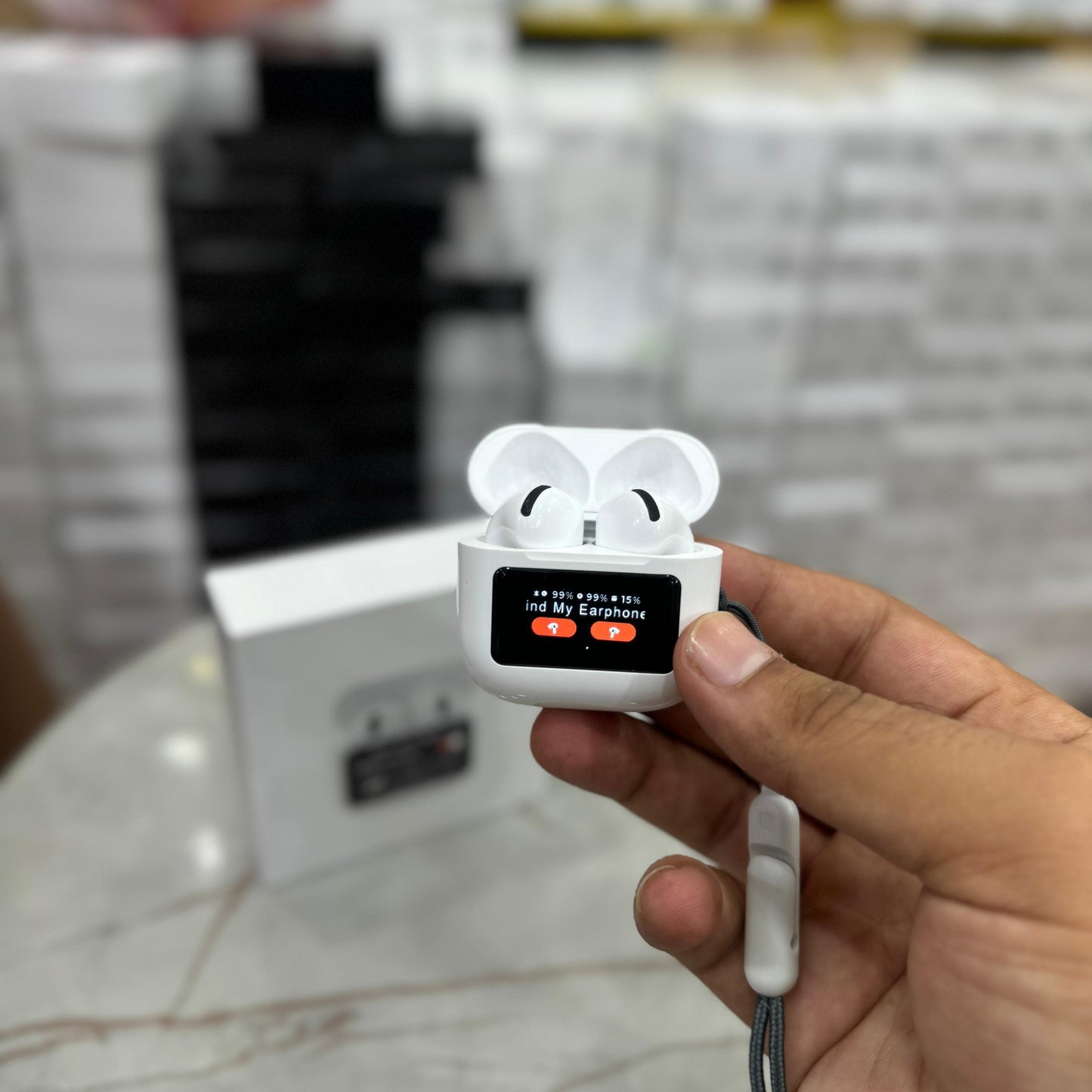 AirPods Pro 3 with LCD Display, 3D Sound & Active Noise Cancelling – Latest Generation for Immersive Audio Experience