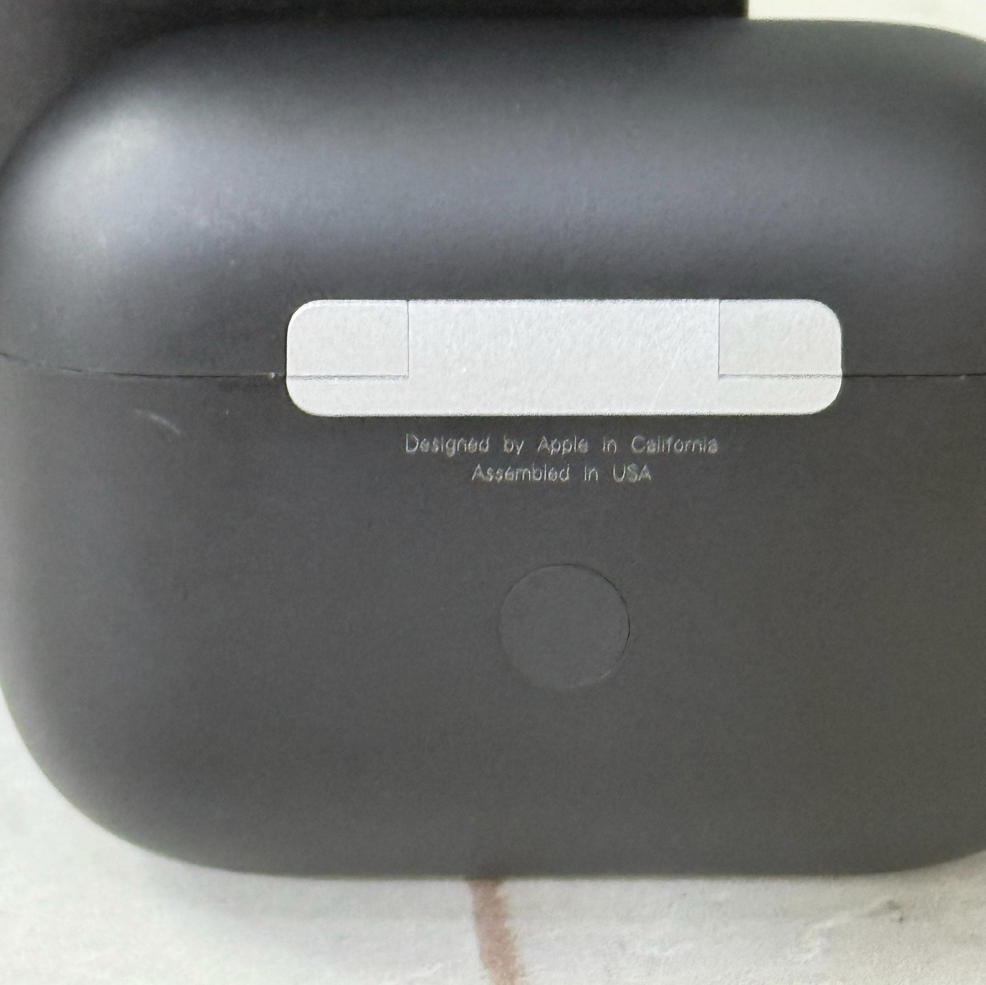 Matte black AirPods Pro-style wireless earbuds with active noise cancellation, displayed in an open charging case alongside a sleek black packaging box. The earbuds have a premium finish, making them a stylish choice for high-quality Bluetooth audio. Perf