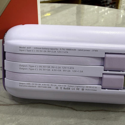 66W Super Fast Charging Power Bank – Compact, Dual USB Output, Made in Dubai Portable Powerbank