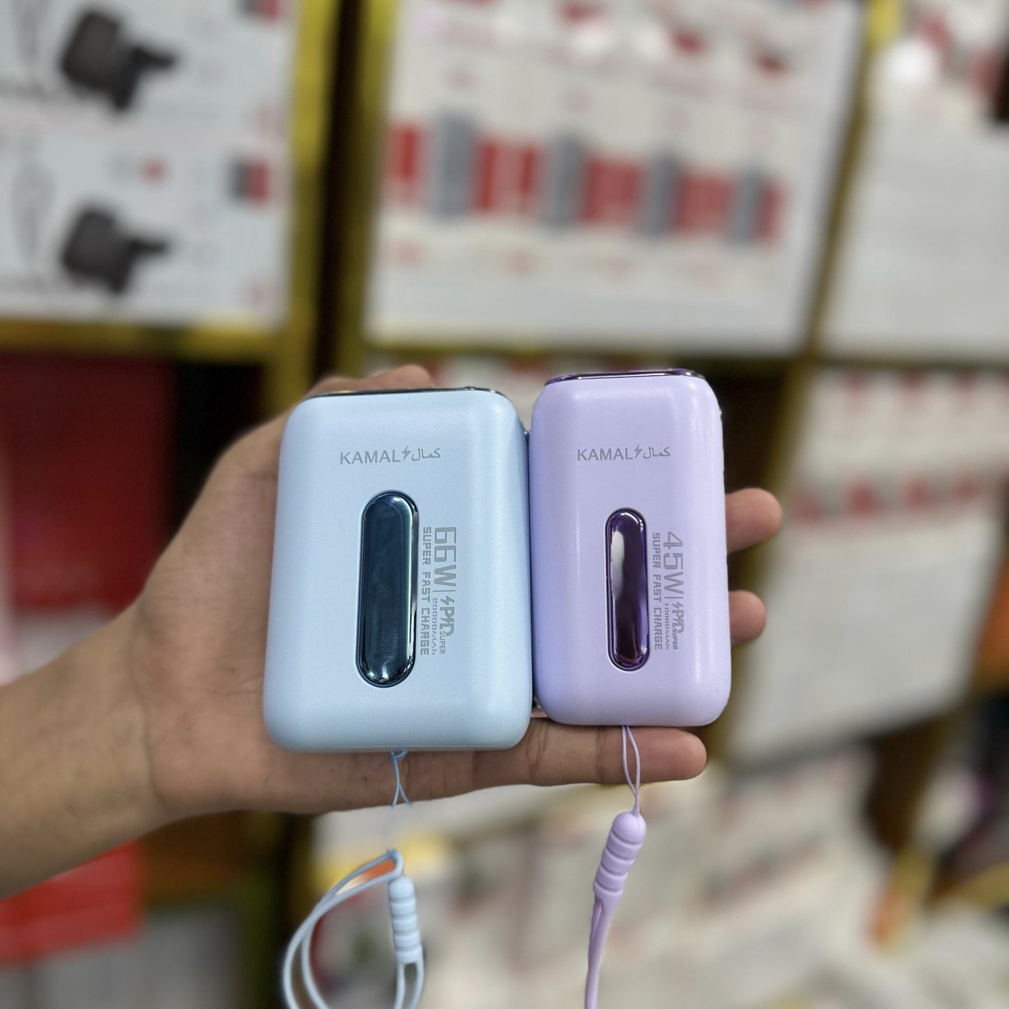 66W Super Fast Charging Power Bank – Compact, Dual USB Output, Made in Dubai Portable Powerbank