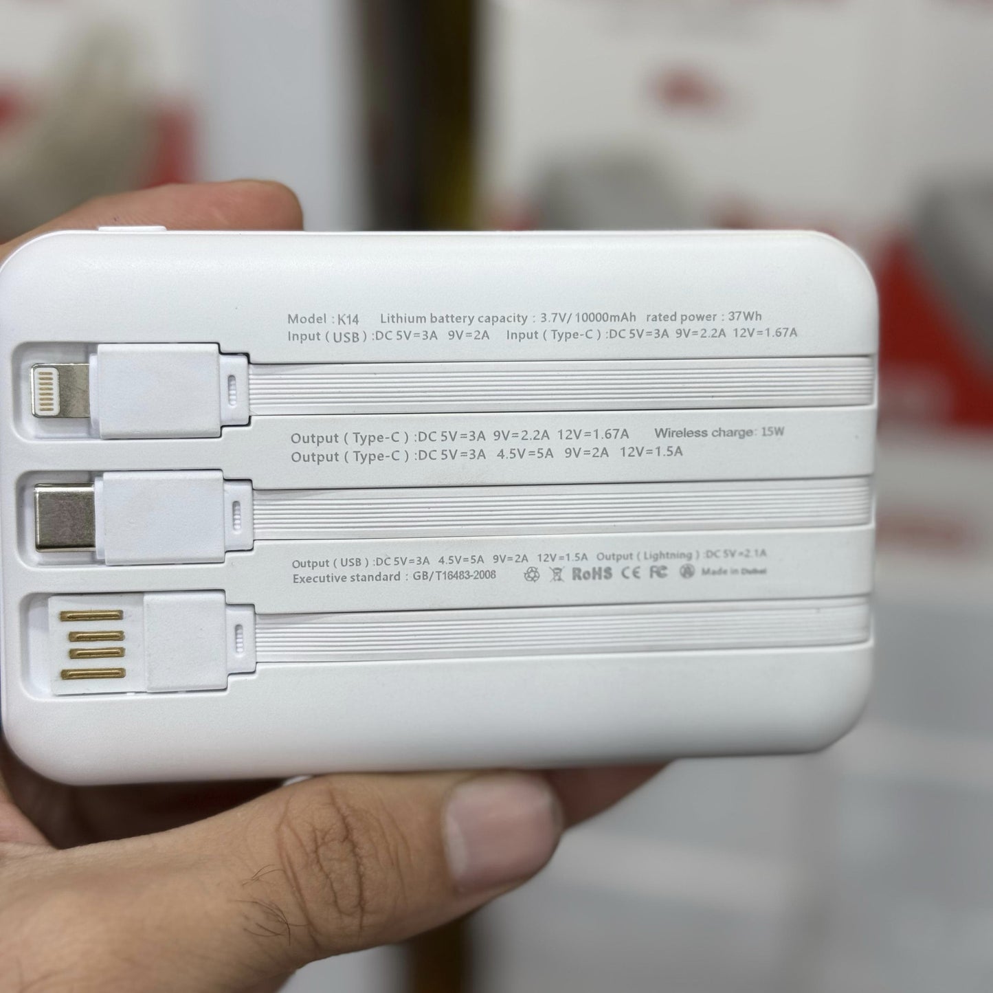 10,000mAh Battery Pack MagSafe Wireless Super Fast Charging PowerBank Made in Dubai