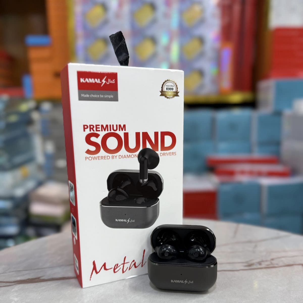 Made in Dubai Metallic Buds – Premium Sound, Sleek Design, Durable Build