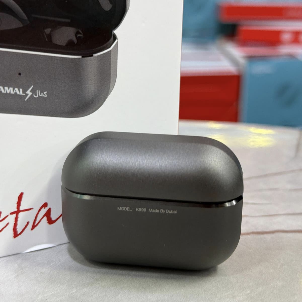 Made in Dubai Metallic Buds – Premium Sound, Sleek Design, Durable Build